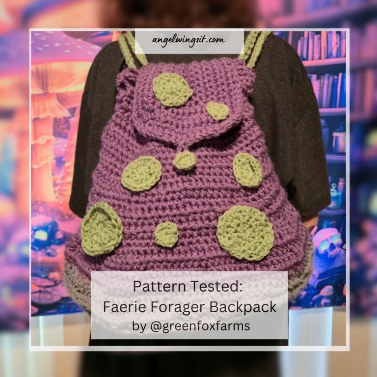 Crocheting a Whimsical Woodland Wonder: The Faerie Forager Backpack
