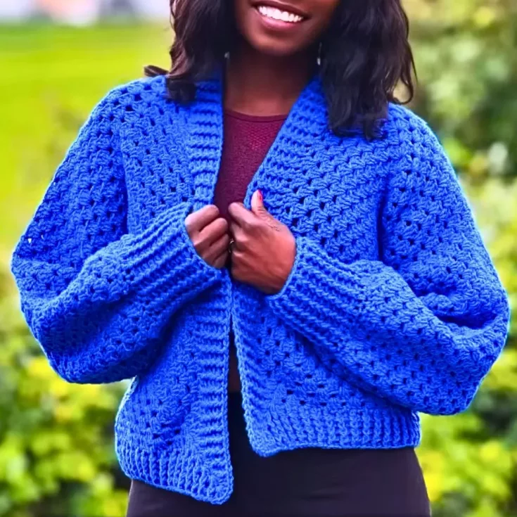 Image for Yarns Patterns – Hexagon Cardigan for All Sizes