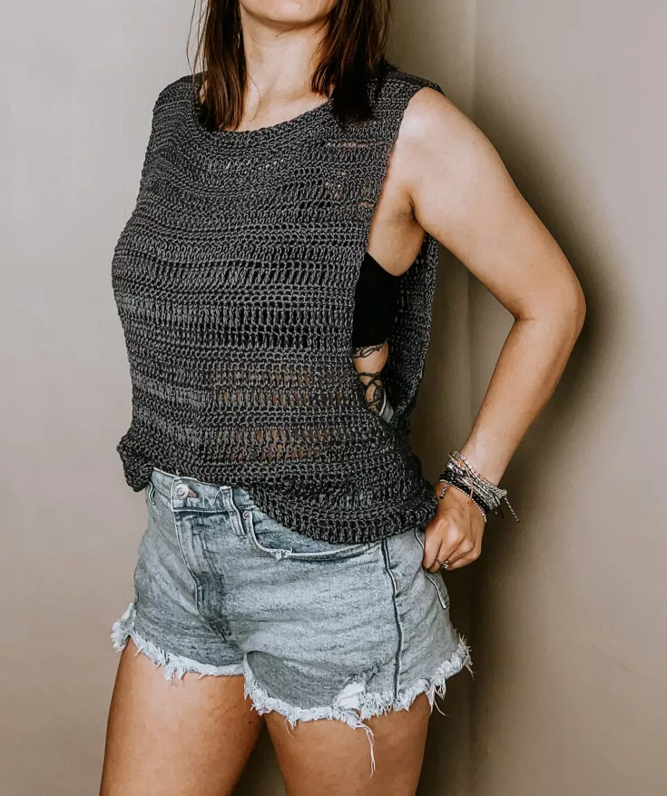 Image for The Rivera Crochet Summer Top - Northern Moose