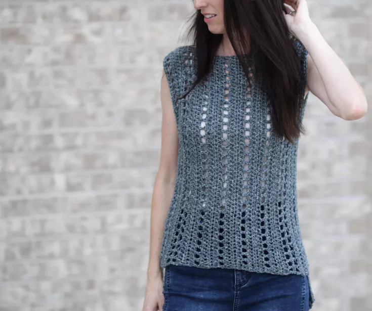 Image for “Vintage” Easy Crochet Sleeveless Top Pattern
