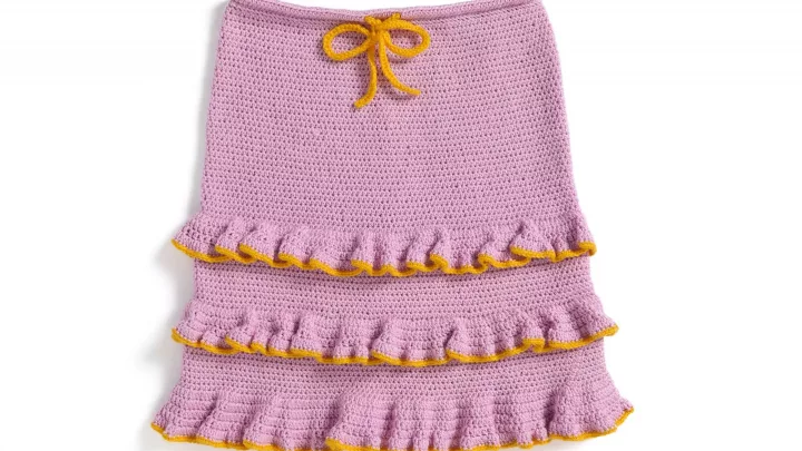 Image for Free  Top Tier Crochet Skirt Pattern