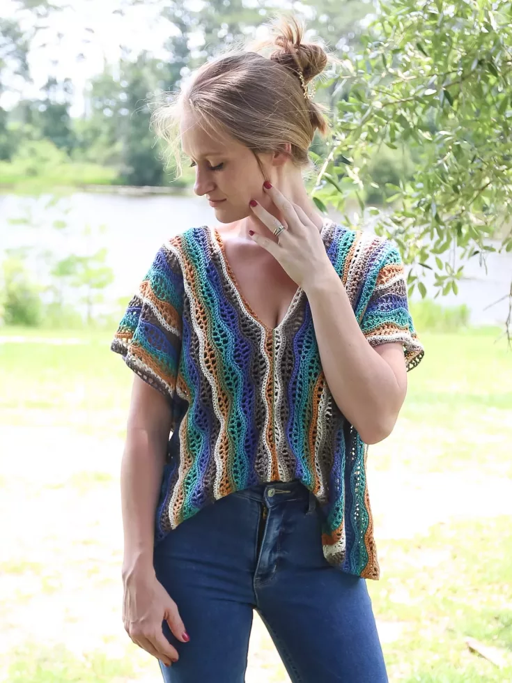 Image for FREE Easy Summer Crochet Top Pattern