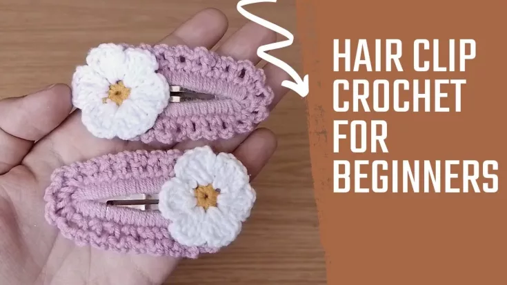 Image for Flower Barrette — Free YouTube Tutorial