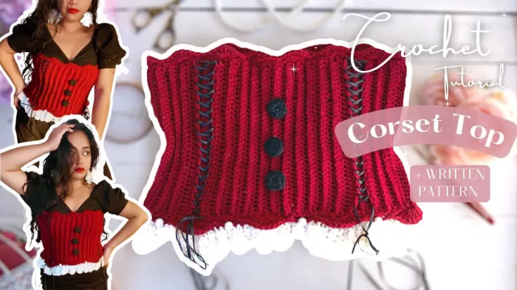 Image for Lace‑Up Corset Belt — Free YouTube Tutorial