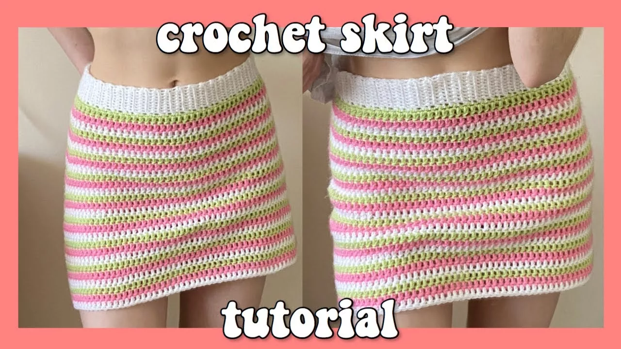 Image for EASY Crochet Skirt Tutorial | BEGINNER FRIENDLY - YouTube