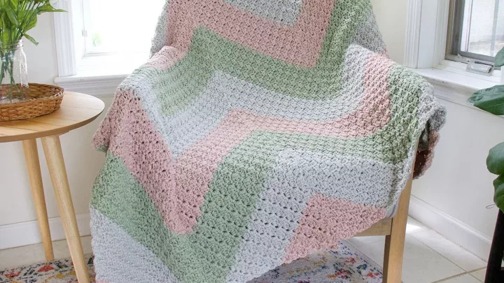 Image for Free Corner to Corner (C2C) Crochet Blanket Pattern