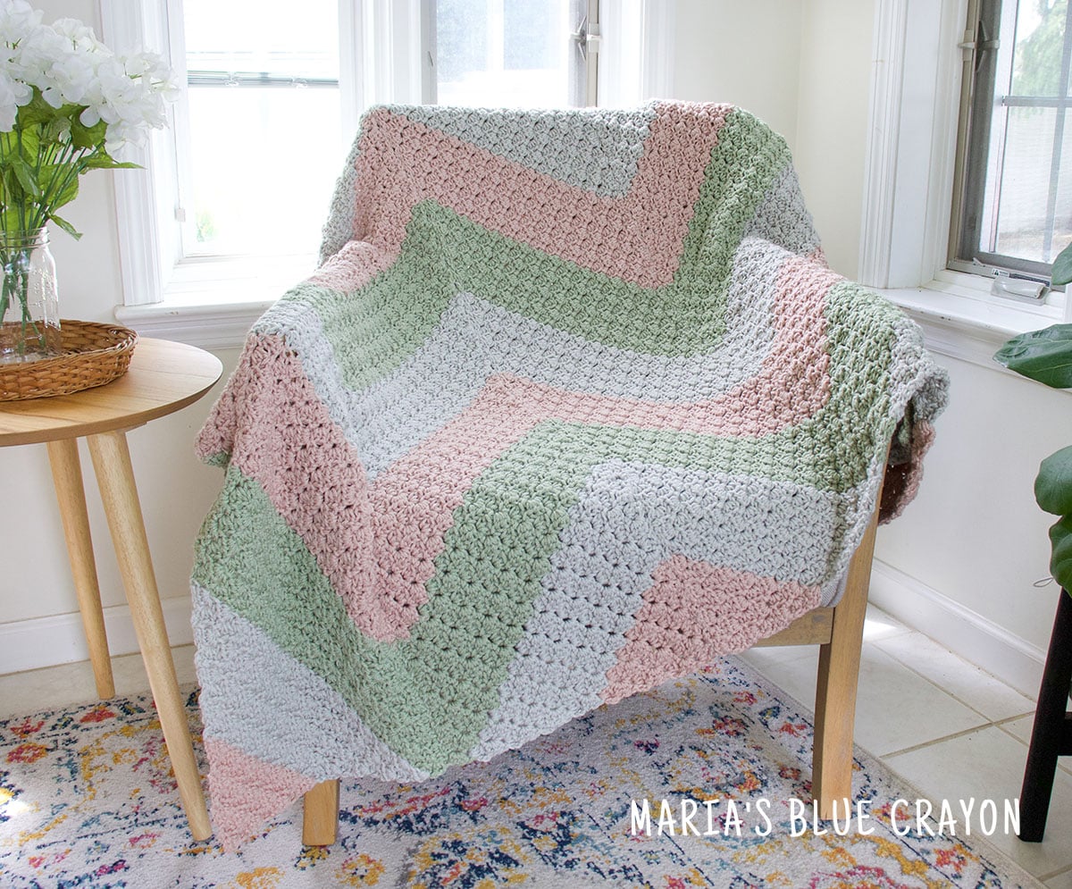 Image for Free Corner to Corner (C2C) Crochet Blanket Pattern