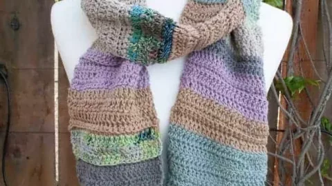 Image for Stash Busting Scrappy Scarf (Free Crochet Pattern)