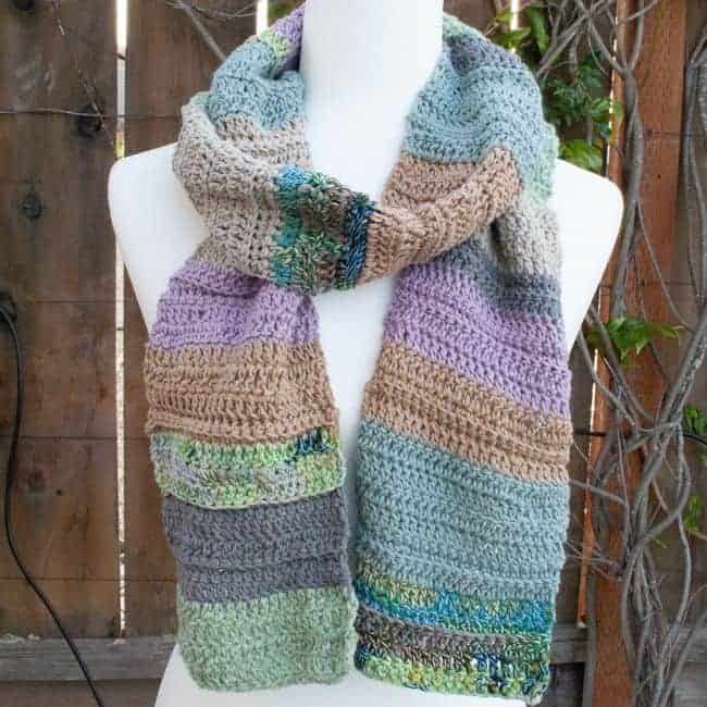 Image for Stash Busting Scrappy Scarf (Free Crochet Pattern)
