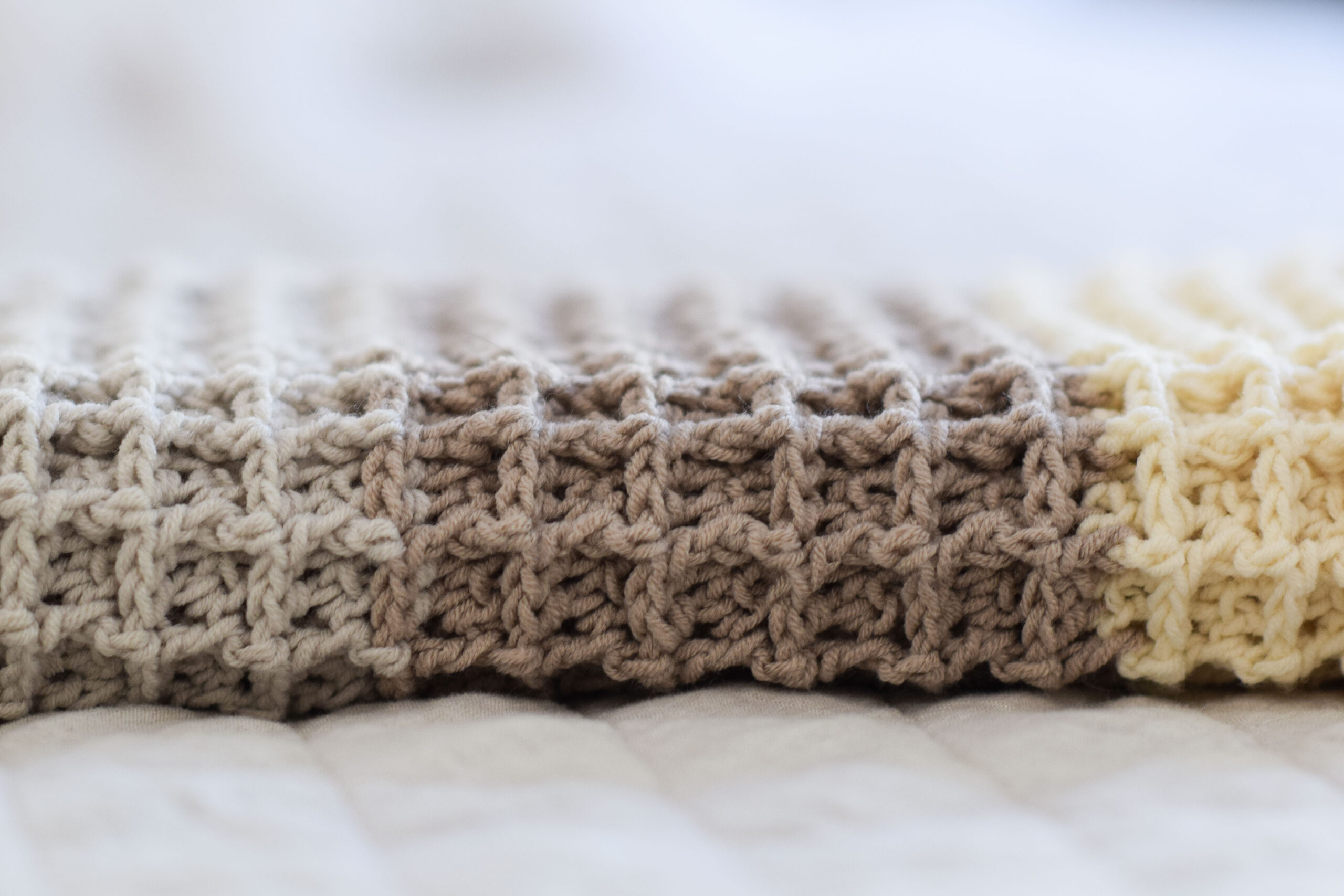 Image for Waffle Stitch Crochet Blanket Pattern