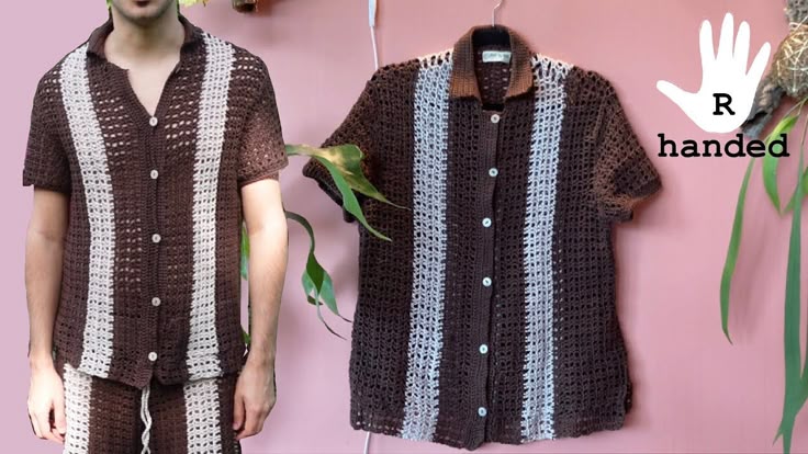 Image for Crochet Polo Shirt Pattern