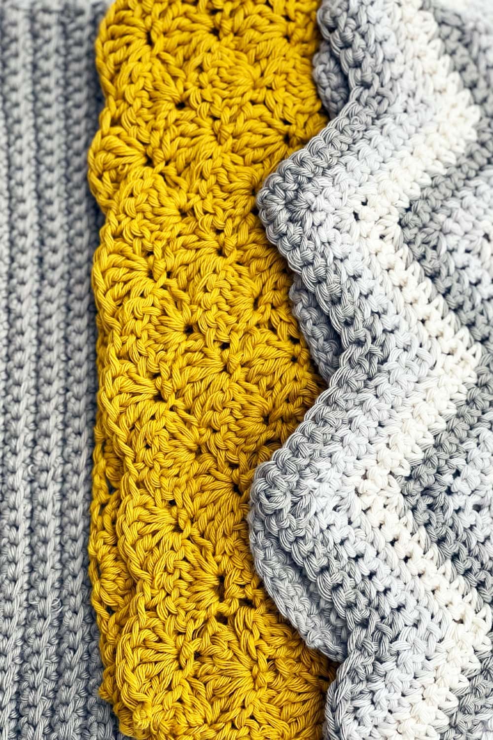 Image for Easy Crochet Dishcloth Patterns (3 Designs + Free Printable)