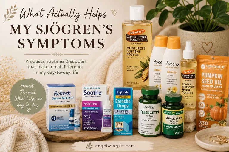 Soothing routines and products for Sjogren's Syndrome Products, MCAS, and intense dryness relief.