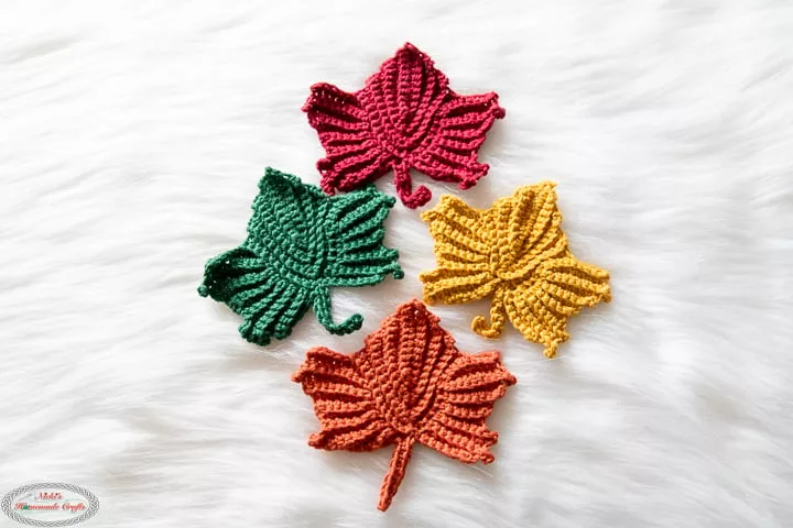 Image for Free Maple Leaf Crochet Pattern